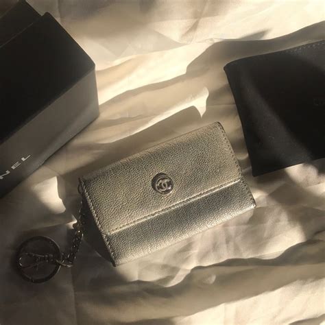 key chain chanel|Chanel keychain wallet.